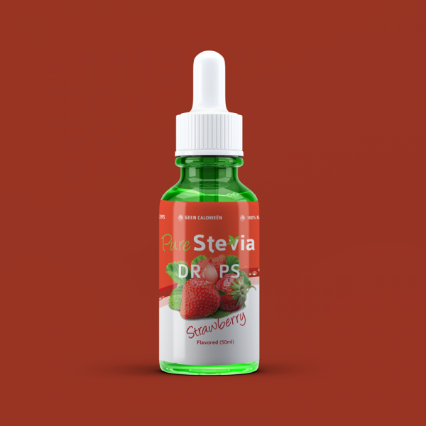 PureStevia Drops Strawberry 50ml - Afbeelding 2