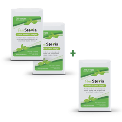 Stevia RebA97% zoetjes 2 + 1 GRATIS !