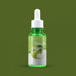 Stevia druppels appel