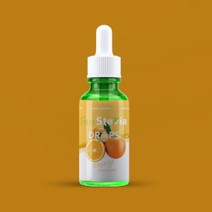 Stevia drops orange