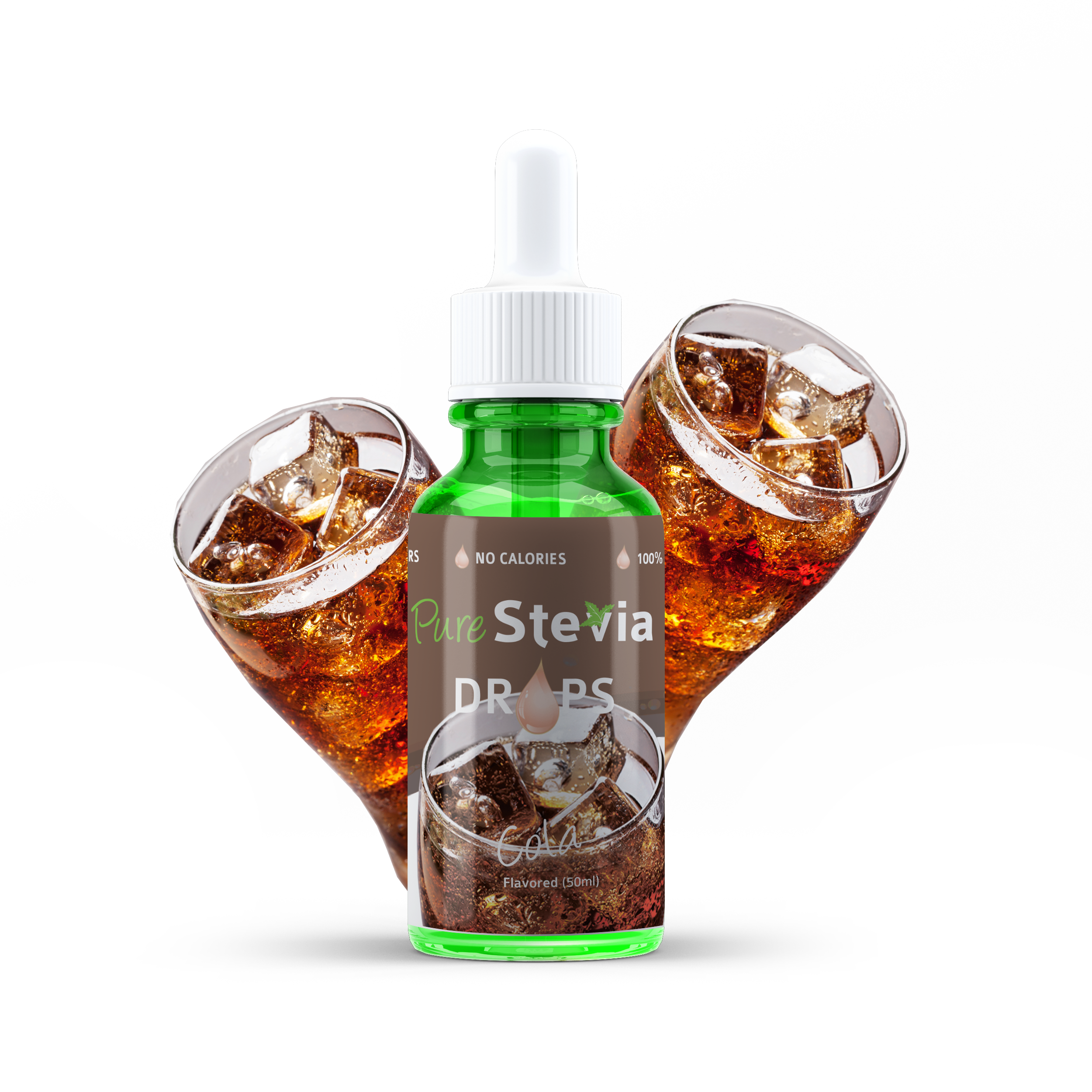 Stevia cola drops