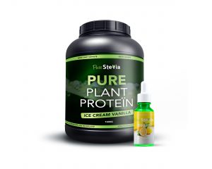 Pure plant protein lemon