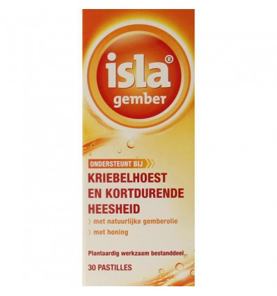 Isla - Gember keelpastilles